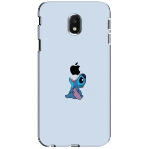 Чехол с принтом Стич на Samsung Galaxy J3 2017 (J330FN EU) (Stitch apple)