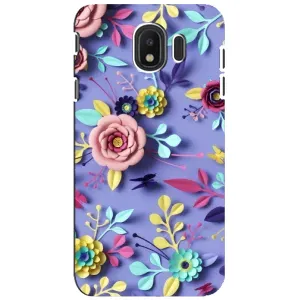 Чехлы с Цветами для Samsung Galaxy J4 2018, SM-J400F (VPrint) (Цветочный дизайн)