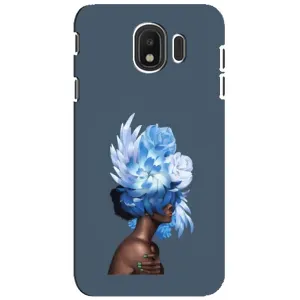Чехлы (ART) Цветы на Samsung Galaxy J4 2018, SM-J400F (VPrint) (Квіти на голові)