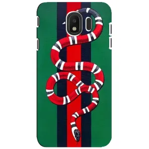 Чехлы ГУЧЧИ для Самсунг Дж4 2018 (AlphaPrint) (Gucci змия)