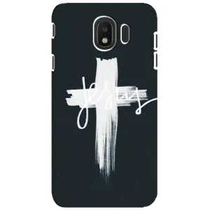 Чехол для Samsung Galaxy J4 2018, SM-J400F (AlphaPrint) - (Христианские) (Иисус)