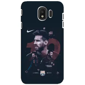 Чехлы Месси для Samsung Galaxy J4 2018, SM-J400F (AlphaPrint) (Месси 10)