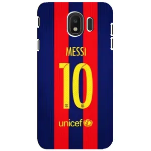 Чехлы Месси для Samsung Galaxy J4 2018, SM-J400F (AlphaPrint) (Messi Barca 10)