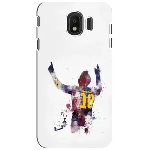 Чехлы Месси для Samsung Galaxy J4 2018, SM-J400F (AlphaPrint) (Messi Barca)