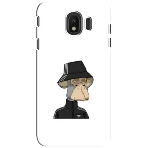 Чехлы с Обезьянами NFT для Samsung Galaxy J4 2018, SM-J400F (AlphaPrint) (обезьяна NFT Adidas)
