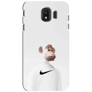 Чехлы с Обезьянами NFT для Samsung Galaxy J4 2018, SM-J400F (AlphaPrint) (обезьяна NFT Nike)