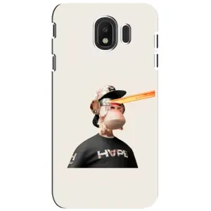 Чехлы с Обезьянами NFT для Samsung Galaxy J4 2018, SM-J400F (AlphaPrint) (обезьяна NFT в очках)
