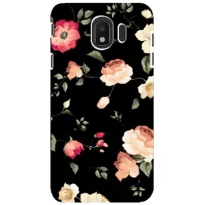 Чехлы с Цветами для Samsung Galaxy J4 2018, SM-J400F (VPrint) (Розочки)