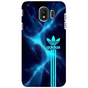 Чохли Адидас для Samsung Galaxy J4 2018, SM-J400F (AlphaPrint) (Синій Адідас)