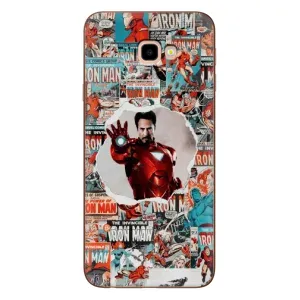 Чохли з героями Марвел Samsung Galaxy J4+, J4 Plus, J415 (VPrint) (Айронмен)