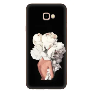 Чехлы (ART) Цветы на Samsung Galaxy J4+, J4 Plus, J415 (VPrint) (Белые цветы)