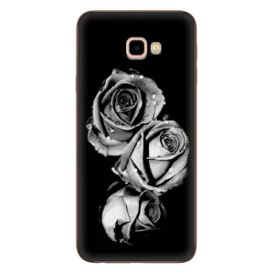 Чохол з картинкою (Стильні) Самсунг J4+, J4 Плюс - (AlphaPrint) (Чорна троянда)