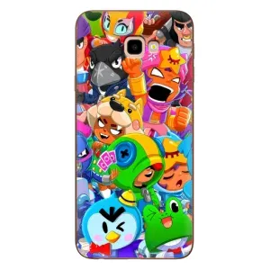 Чехлы Brawl Stars для Samsung Galaxy J4+, J4 Plus, J415 (AlphaPrint) (Герої Бравл Старс)
