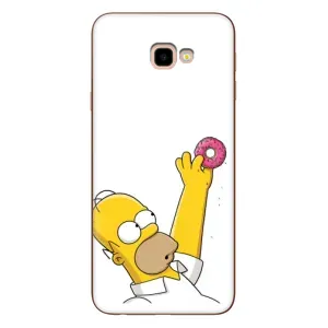 Чjхол з Сімпсонами для Samsung Galaxy J4+, J4 Plus, J415 (VPrint) (Гомер з пончиком)