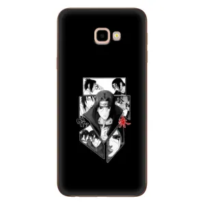 Чехлы на тему: Итачи Учиха для Samsung Galaxy J4+, J4 Plus, J415 (AlphaPrint) (коллаж Итачи)