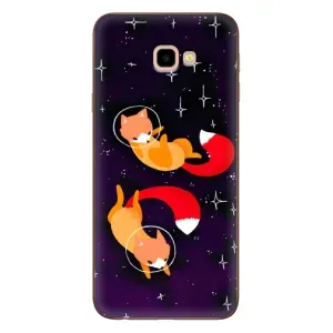 Чохли з картинкою Лисичка для Samsung Galaxy J4+, J4 Plus, J415 (VPrint) (Лисички космонавти)