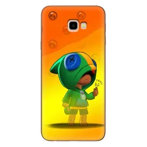 Чехол для Samsung Galaxy J4+, J4 Plus, J415 Бравл Старс (VPrint) (Хлопчик Леон)