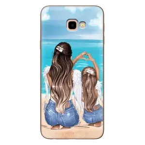 Чохол з друком для Samsung Galaxy J4+, J4 Plus, J415 - (Мама з дитинкою) (AlphaPrint) (Мама з донькою)