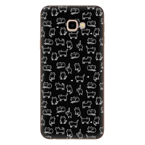 Чохол з принтом для Samsung Galaxy J4+, J4 Plus, J415 (AlphaPrint) Модні коти (Маленькі котики)