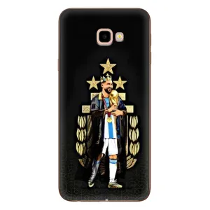 Чехлы для Samsung Galaxy J4+, J4 Plus, J415 (Leo чемпион) (AlphaPrint) (Месси Король)