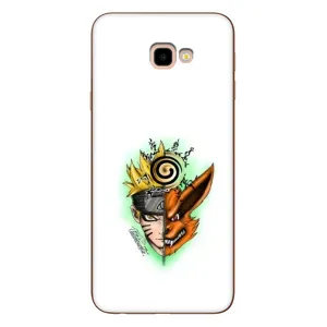 Naruto Anime Чехлы для Самсунг Ж4+, Ж4 Плюс (AlphaPrint) (Наруто Курама)