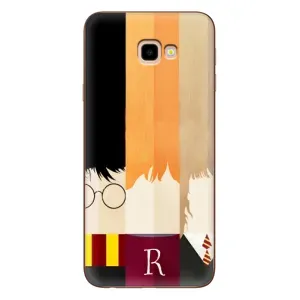 Чехлы с Гарри Поттером для Samsung Galaxy J4+, J4 Plus, J415 (AlphaPrint) (обложка Гарри Поттера)
