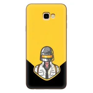 Чехол PUBG для Самсунг Ж4+, Ж4 Плюс (AlphaPrint) (Пабг в шлеме)