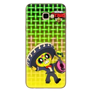 Чехлы Brawl Stars для Samsung Galaxy J4+, J4 Plus, J415 (AlphaPrint) (Поко в самбреро)