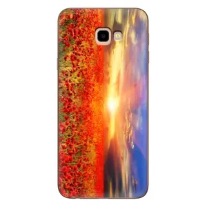 Чохол з картинкою (Стильні) Самсунг J4+, J4 Плюс - (AlphaPrint) (Поле тюльпанів)