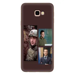Чохол для Samsung Galaxy J4+, J4 Plus, J415 (AlphaPrint - с принтом Зеленського) (Президент)