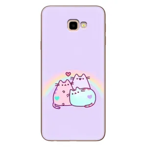 Чохол на Самсунг J4+, J4 Плюс з Котиками (VPrint) (Радужний котик)