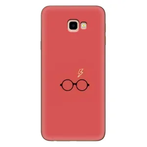 Чехлы с Гарри Поттером для Samsung Galaxy J4+, J4 Plus, J415 (AlphaPrint) (шрам и очки)