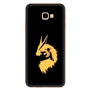 Naruto Anime Чехлы для Самсунг Ж4+, Ж4 Плюс (AlphaPrint) (силуэт Курама Наруто)