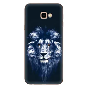 Чохол з картинкою ЛЕВ для Samsung Galaxy J4+, J4 Plus, J415 (VPrint) (Синій Лев)