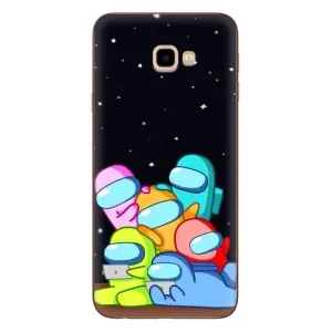 Чохли Амонг Ас для Samsung Galaxy J4+, J4 Plus, J415 (AlphaPrint) (Скіни в космосі)