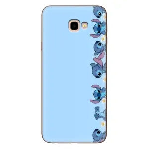 Чехол с принтом Стич на Samsung Galaxy J4 Plus (J4+, J415) (Стич фон)