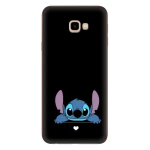 Чехол с принтом Стич на Samsung Galaxy J4 Plus (J4+, J415) (Стич на черном)