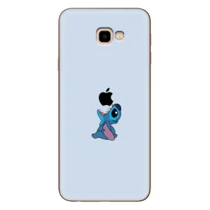 Чехол с принтом Стич на Samsung Galaxy J4 Plus (J4+, J415) (Stitch apple)