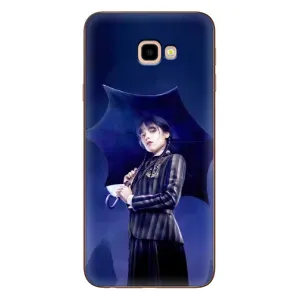 Чохли Венсдей на Samsung Galaxy J4+, J4 Plus, J415 Уенсдей (AlphaPrint) (Венздей з парасолькою)