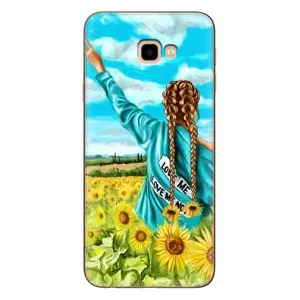 Чохол для Патріота України Samsung Galaxy J4+, J4 Plus, J415 - (AlphaPrint) (Україночка)