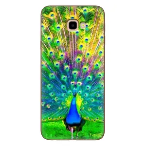 Чохол з пташками на Samsung Galaxy J4+, J4 Plus, J415 (VPrint) (Яскравий Павлин)