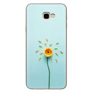 Чехлы с Цветами для Samsung Galaxy J4+, J4 Plus, J415 (VPrint) (Желтый цветок)