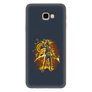 Naruto Anime Чехлы для Самсунг Ж4+, Ж4 Плюс (AlphaPrint) (золотой Наруто)