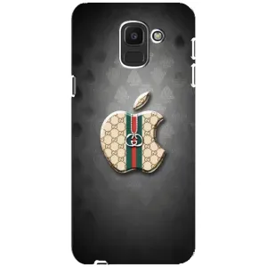 Чехлы ГУЧЧИ для Самсунг Дж6 2018 (AlphaPrint) (Apple gucci)