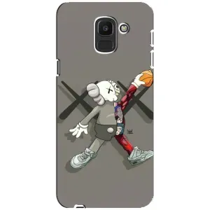 Чехлы для Samsung Galaxy J6 2018, J600F - Bearbrick Louis Vuitton (PREMIUMPrint) (Беарбрик Джордан)