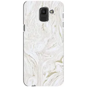 Чехол с принтом «Белый мрамор» для Samsung Galaxy J6 2018 (J600F)