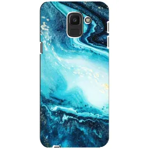 Чехол с принтом «Голубой мрамор» для Samsung Galaxy J6 2018 (J600F)