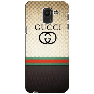 Чехлы ГУЧЧИ для Самсунг Дж6 2018 (AlphaPrint) (GUCCI стиль)