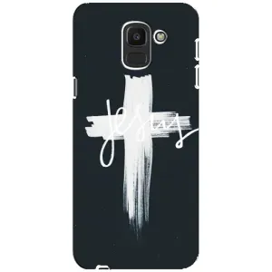Чехол для Samsung Galaxy J6 2018, J600F (AlphaPrint) - (Христианские) (Иисус)