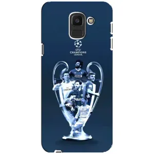 Чехлы для Samsung Galaxy J6 2018, J600F (VPrint) - Футбольные клубы (Кубок ЛЧ)